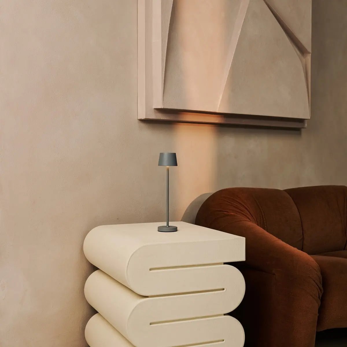 Tafellamp oplaadbaar Vondel Mini Mouse Grijs