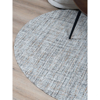 Vloerkleed Cross Grey/Beige – Rond ø160 cm by Veer Carpets