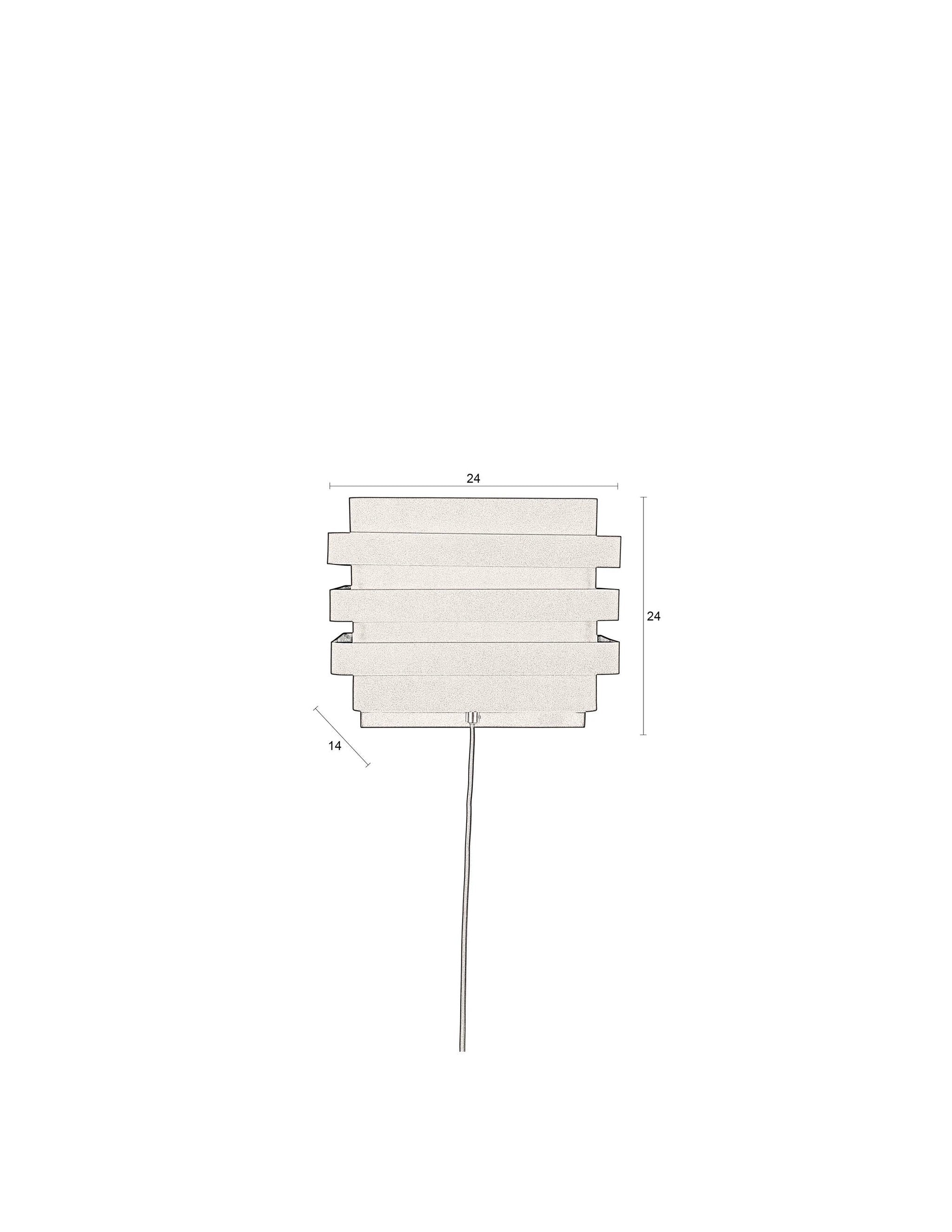 Wandlamp Dumont Black by Dutchbone