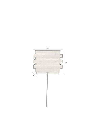 Wandlamp Dumont Black by Dutchbone