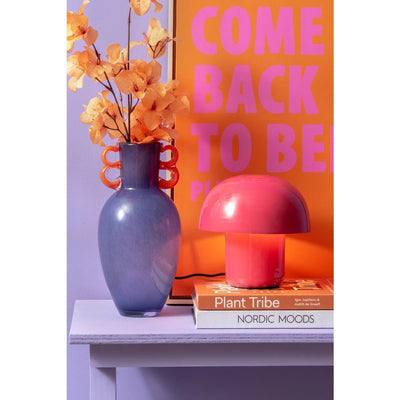 Tafellamp Dikke Paddestoel Mini Roze by Leitmotiv