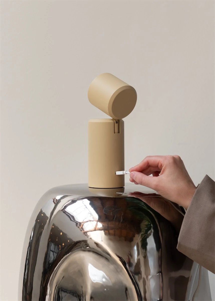 Wandlamp/Tafellamp Milan oplaadbaar, beige by it's about RoMi