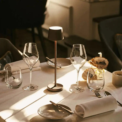 Tafellamp oplaadbaar Vondel Mini Mokka Bruin