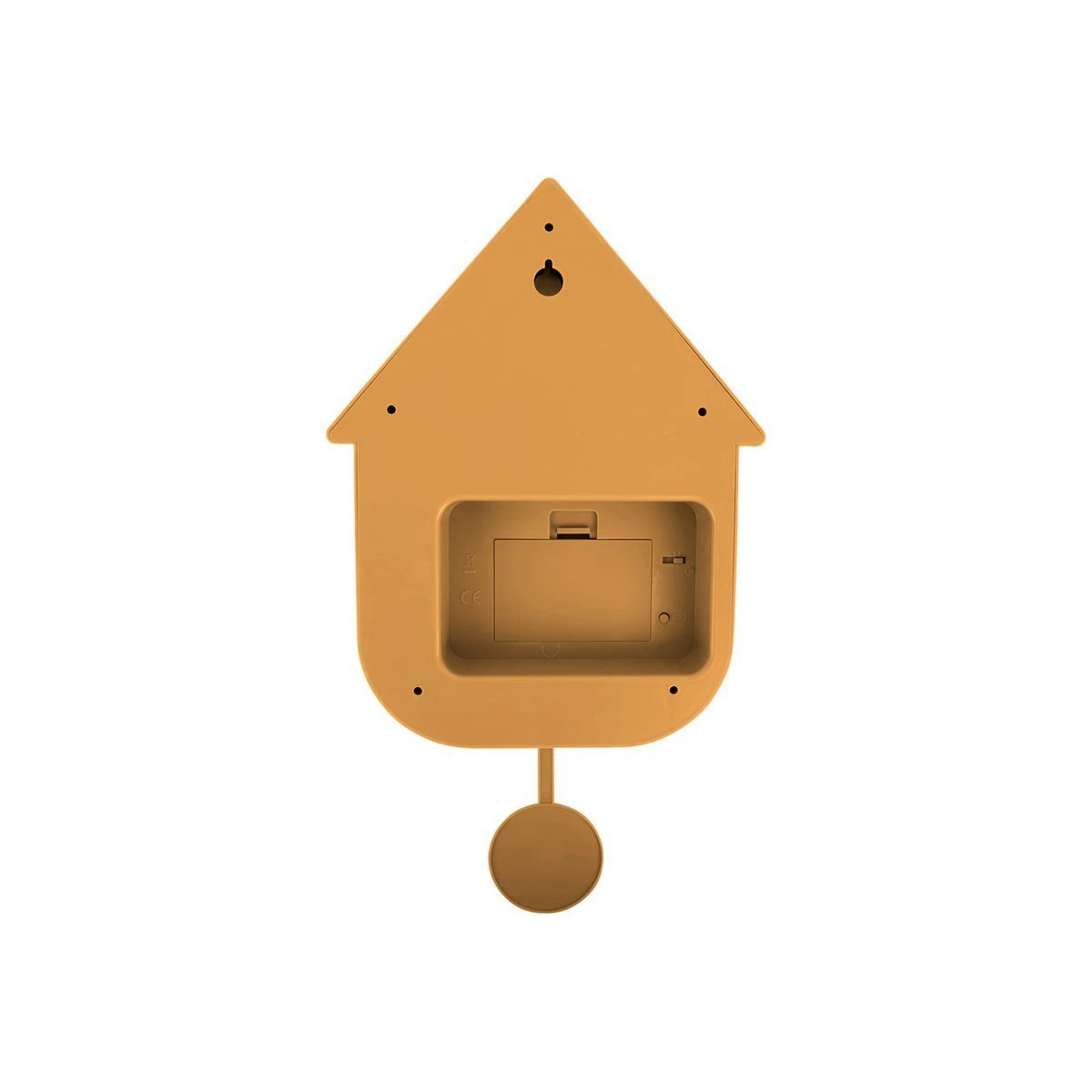 Wandklok Moderne Koekoek Oranje by Karlsson