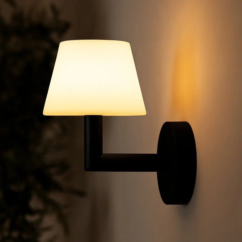 Wandlamp Oplaadbaar Ted Black hout