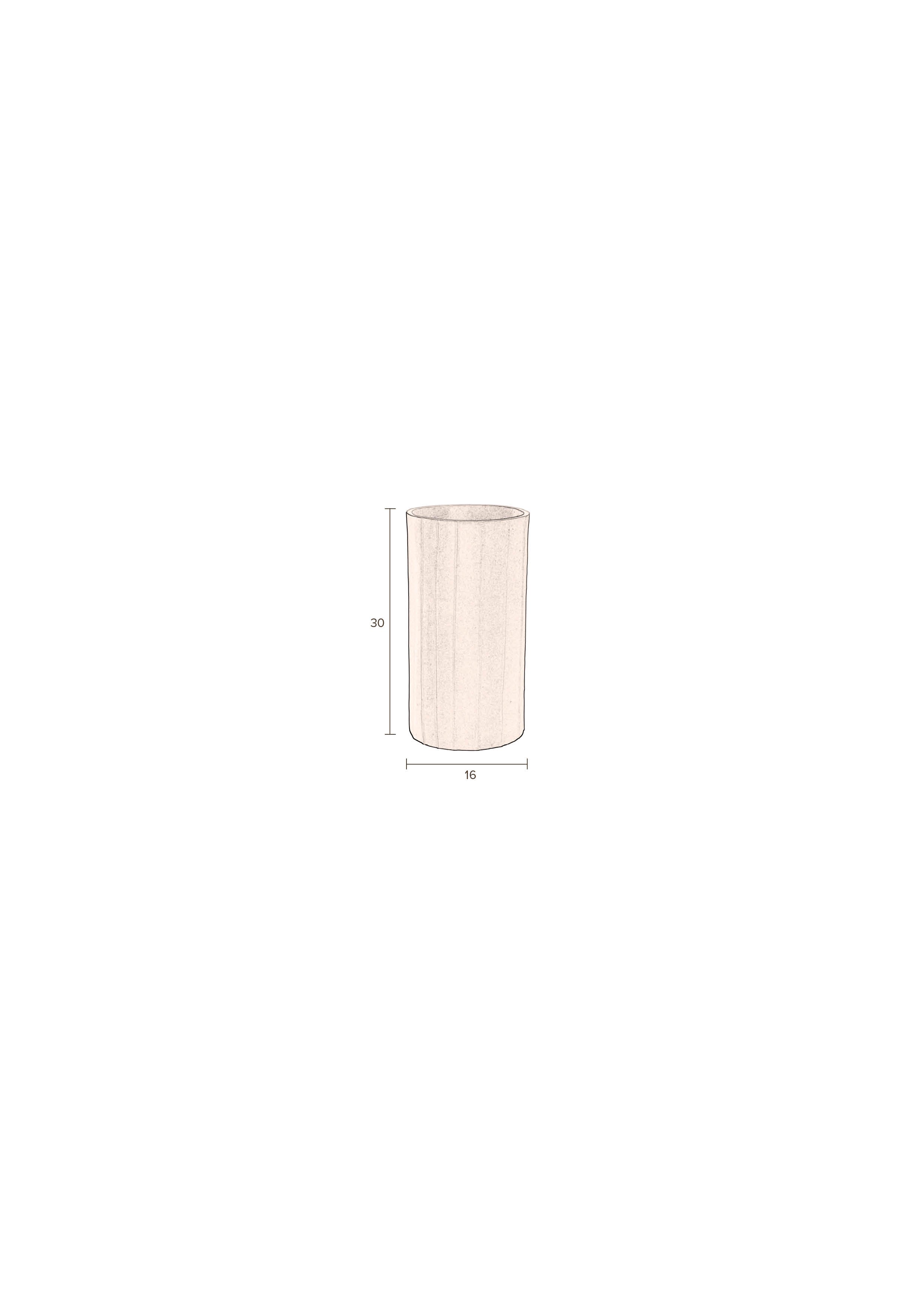 Vaas Rander Beige by Dutchbone