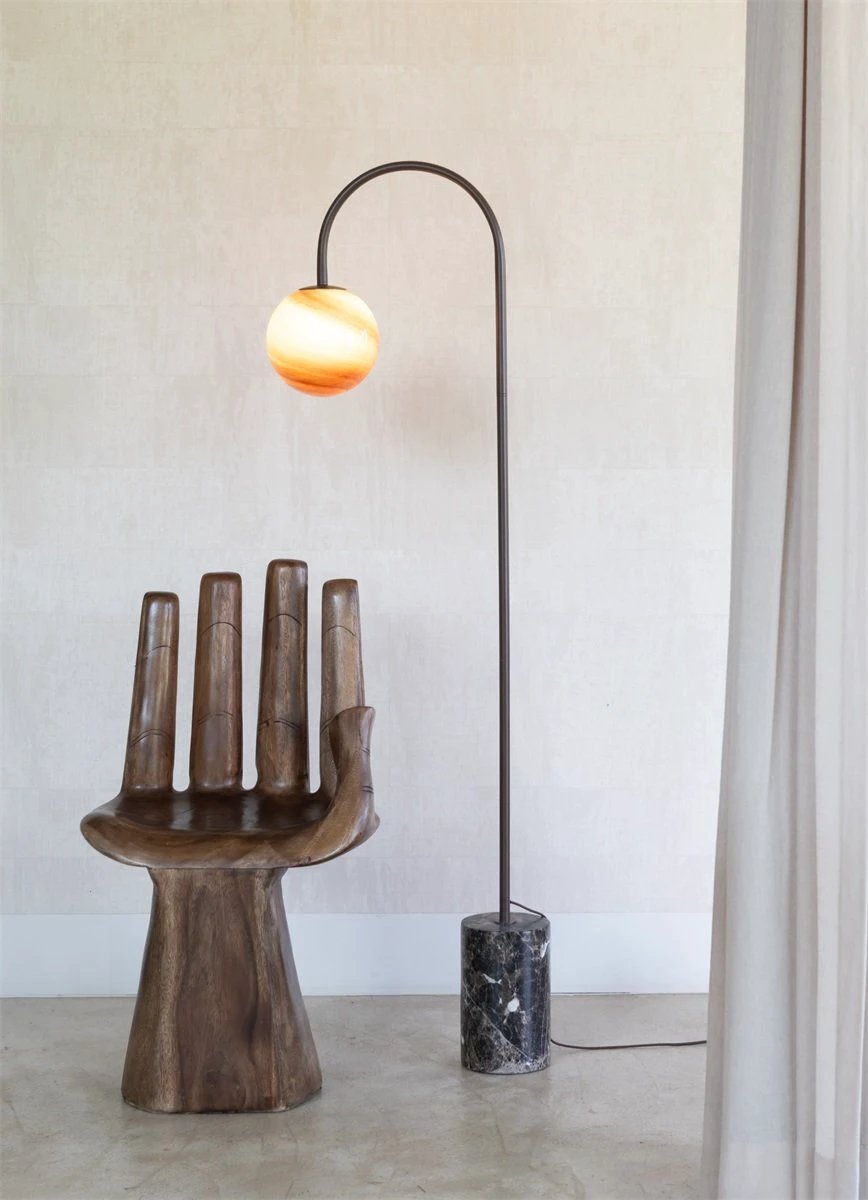 Vloerlamp Tivoli, bruin by it's about RoMi