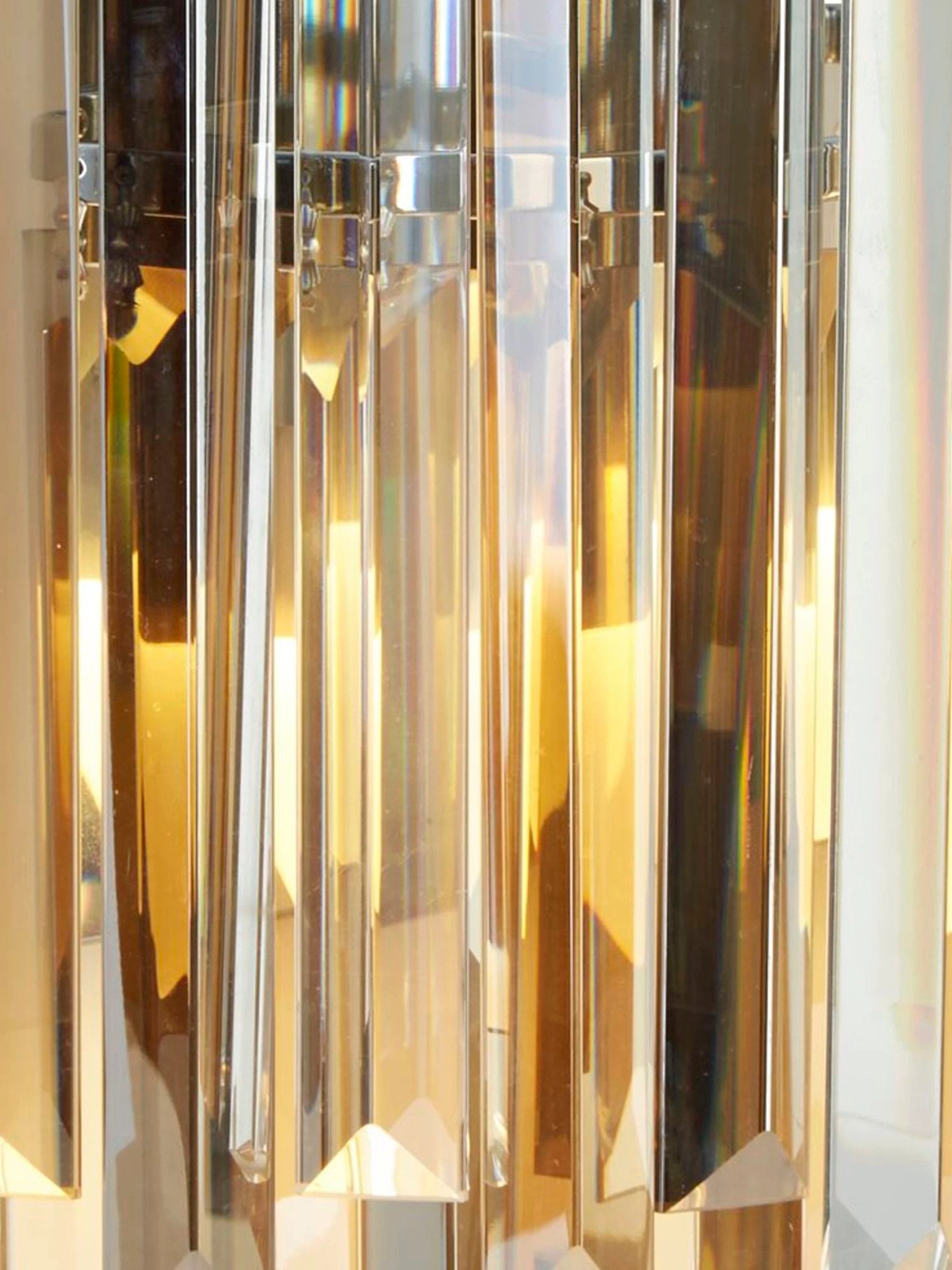 Wandlamp Clarissa 2Lt Chrome & Mixed Glass by Searchlight