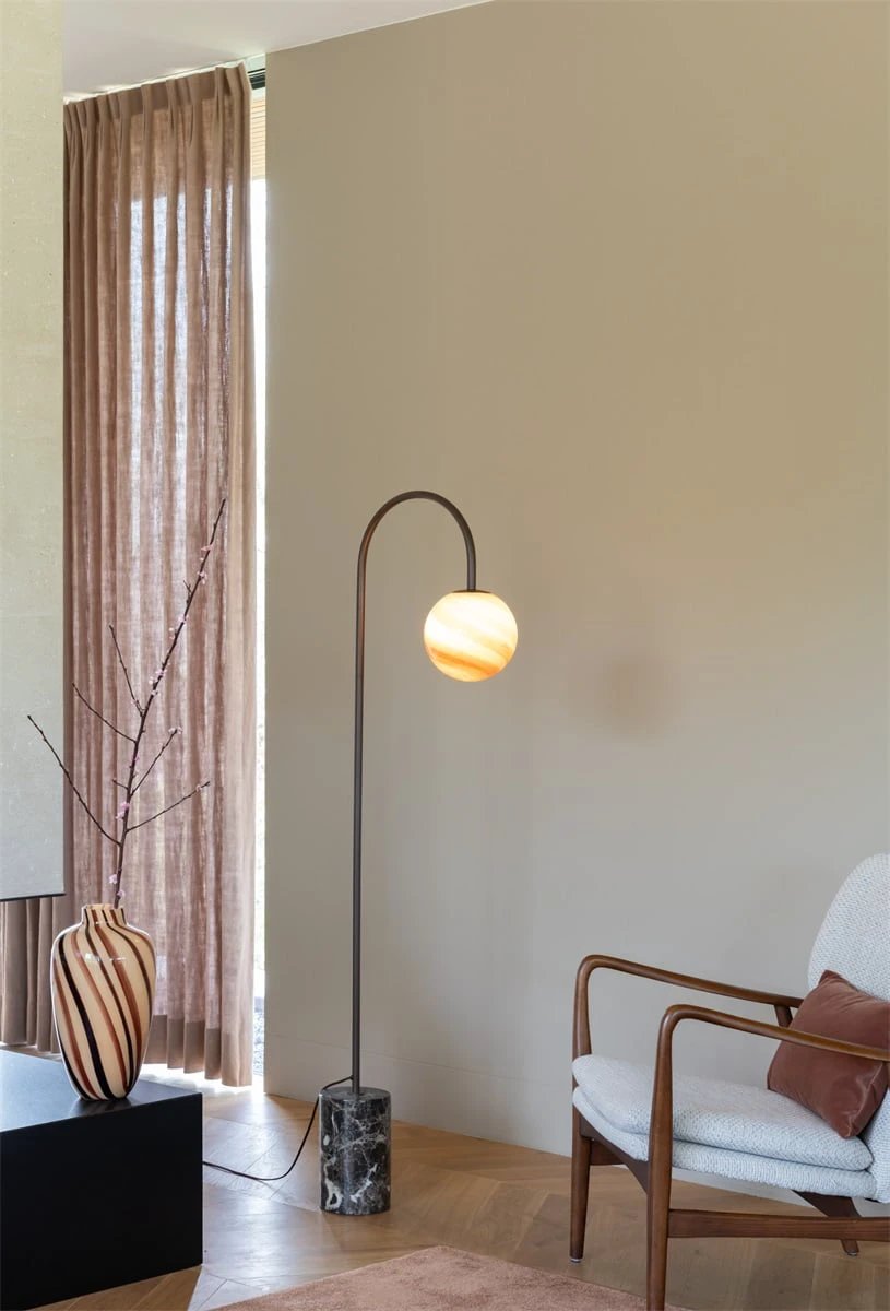 Vloerlamp Tivoli, bruin by it's about RoMi