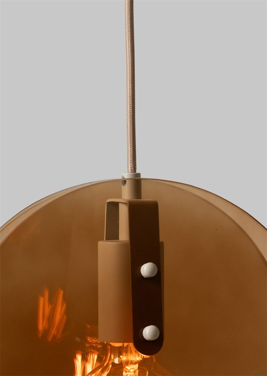 Hanglamp Toledo, amber