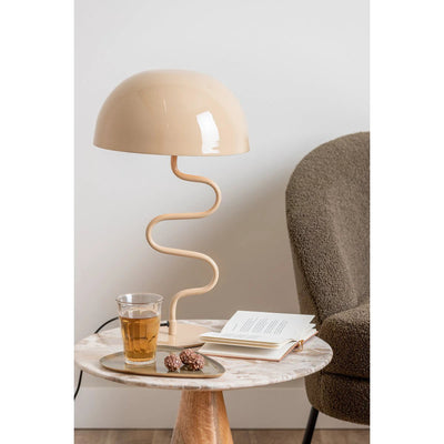 Tafellamp Twist Beige by Leitmotiv