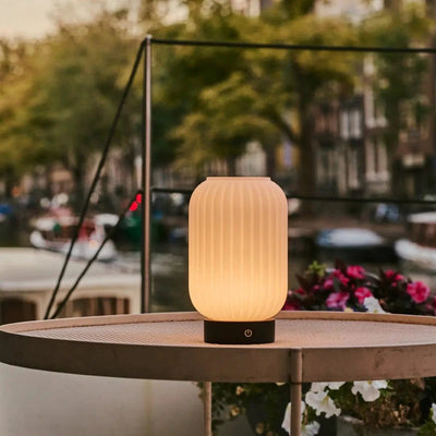 Tafellamp oplaadbaar Lilly donkerbruin by Tavellio - Amsterdam