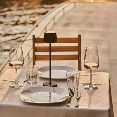 Tafellamp oplaadbaar Vondel Mini Mokka Bruin by Tavellio - Amsterdam