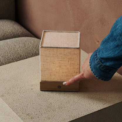 Tafellamp oplaadbaar Zano lichtbruine