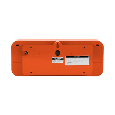 Wandklok Wide Flip Oranje by Karlsson