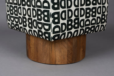 Poef Monogram by Dutchbone