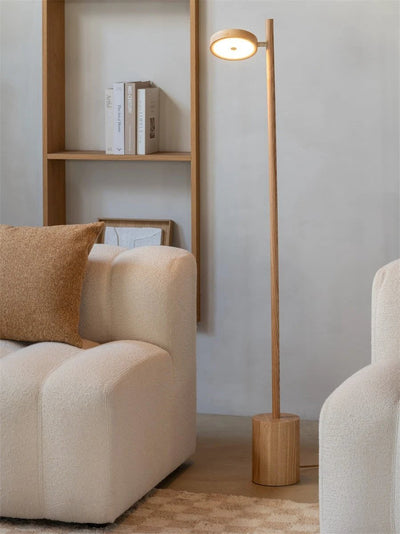 Vloerlamp Ash Wood Okinawa Natural 146cm by GOOD&MOJO