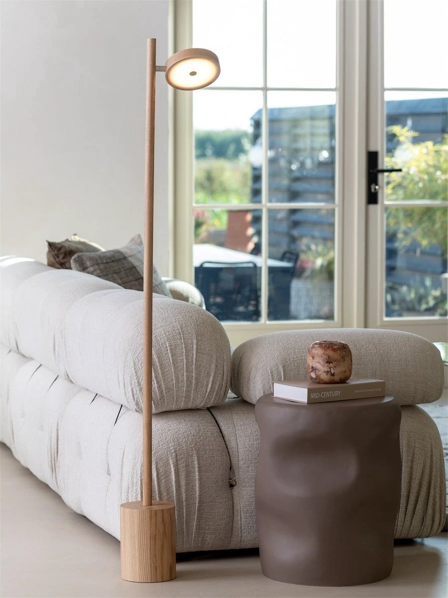 Vloerlamp Ash Wood Okinawa Natural 146cm by GOOD&MOJO