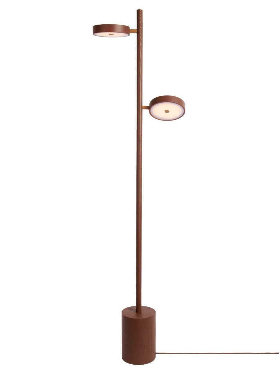 Vloerlamp Ash Wood Okinawa Brown 2L by GOOD&MOJO
