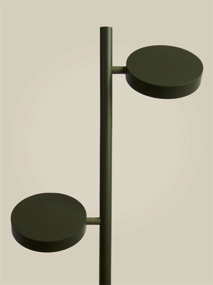 Vloerlamp Ash Wood Okinawa Green 2L by GOOD&MOJO