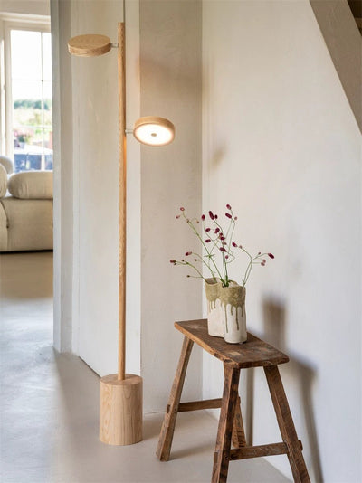 Vloerlamp Ash Wood Okinawa Natural 2L by GOOD&MOJO