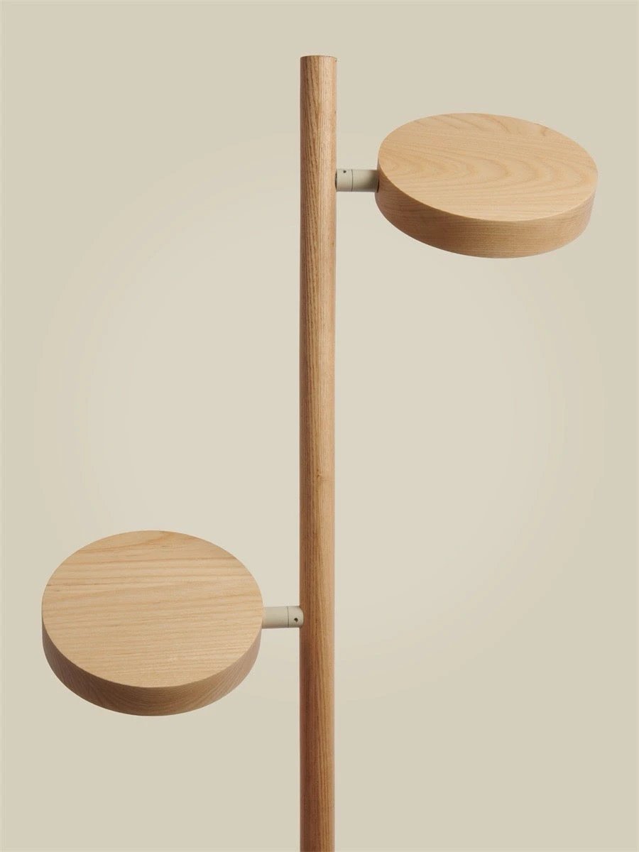 Vloerlamp Ash Wood Okinawa Natural 2L by GOOD&MOJO