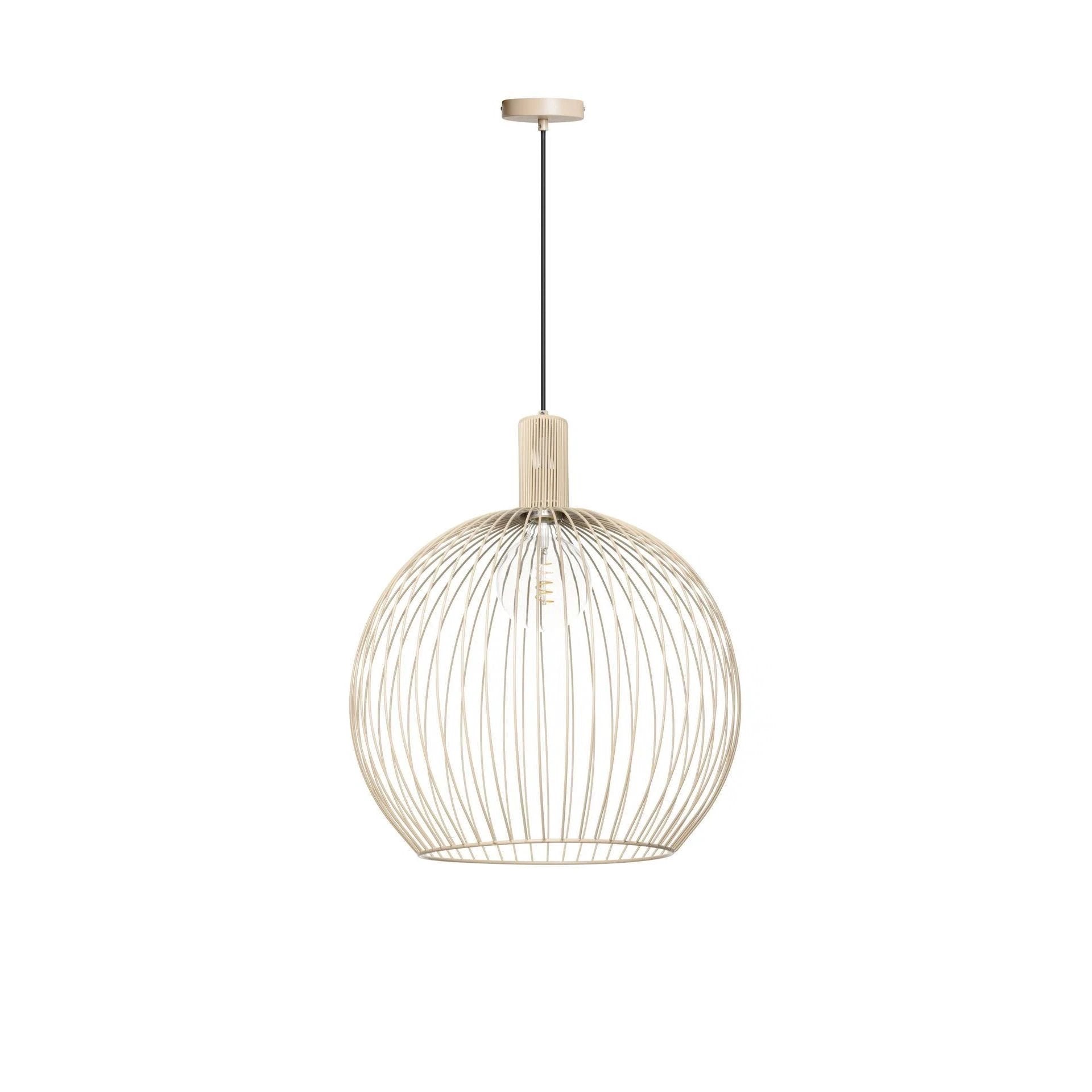 Hanglamp Wire mat Sand Ø50cm by ETH