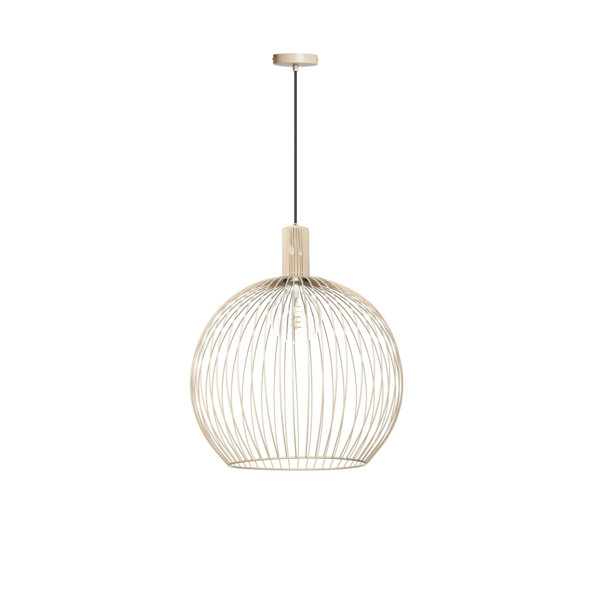 Hanglamp Wire mat Sand Ø50cm by ETH