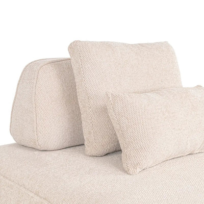 Bank Tudor naturel Boldweave 1-zits verstelbare rugleuning by Richmond Interiors