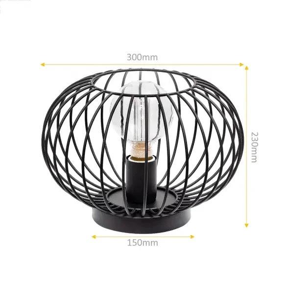 Tafellamp Wire 2.0 Zwart Ø30cm by ETH