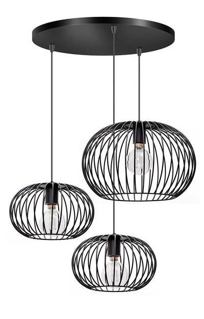 Hanglamp Wire 2.0 Zwart Getrapt by ETH