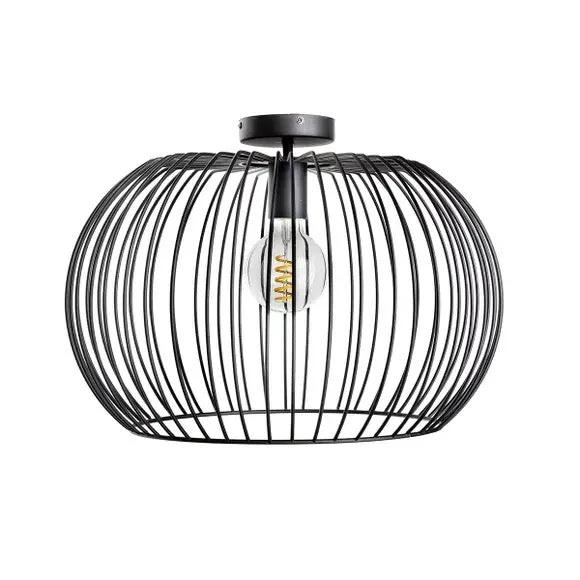 Plafondlamp Wire Zwart Ø50cm by ETH