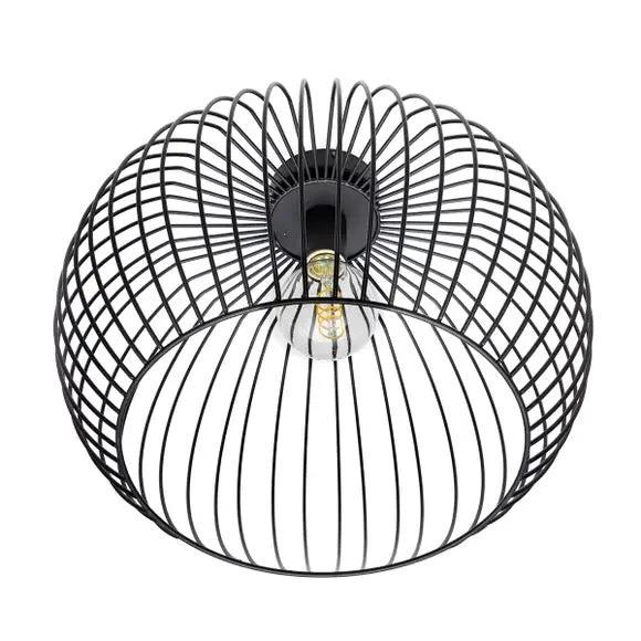 Plafondlamp Wire Zwart Ø50cm by ETH