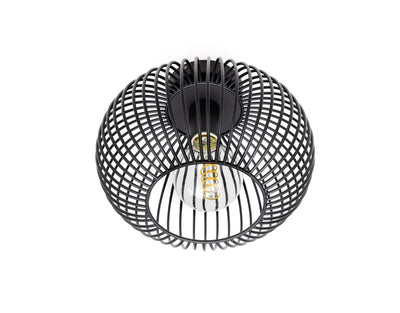 Plafondlamp Wire Zwart Ø30cm by ETH