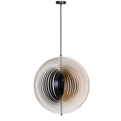Hanglamp Woody Zwart/Naturel Ø59cm by ETH