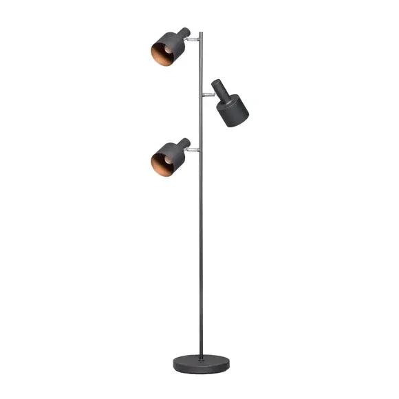 Vloerlamp Sledge 3L Zwart by ETH