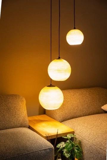 Hanglamp Orb Saturn getrapt 3L by ETH
