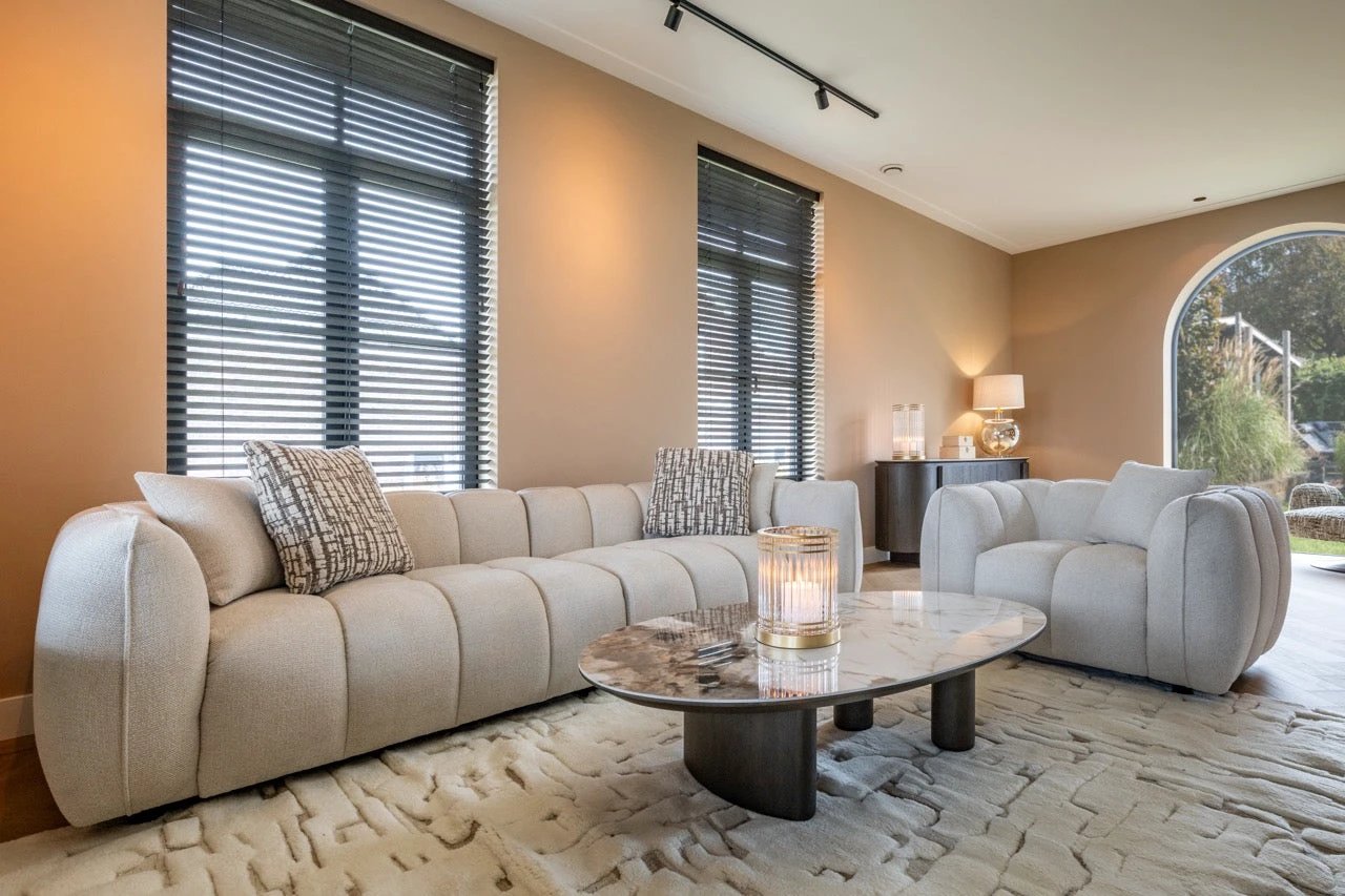 Lounge stoel Jezebel crème fancy by Richmond Interiors