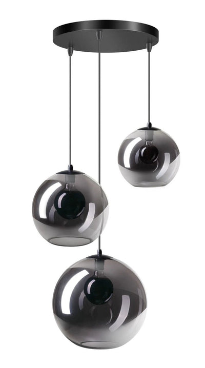 Hanglamp Orb Smoke getrapt 3L by ETH
