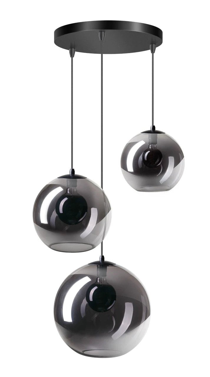 Hanglamp Orb Smoke getrapt 3L by ETH