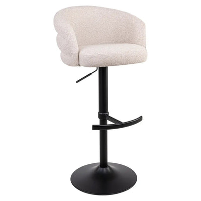 Barstoel Nikki biscotti draaibaar brandvertragend by Richmond Interiors