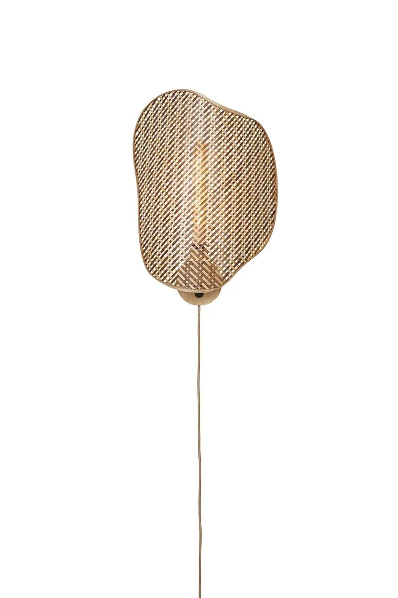 Wandlamp Kinabalu - Naturel/Bruin by GOOD&MOJO