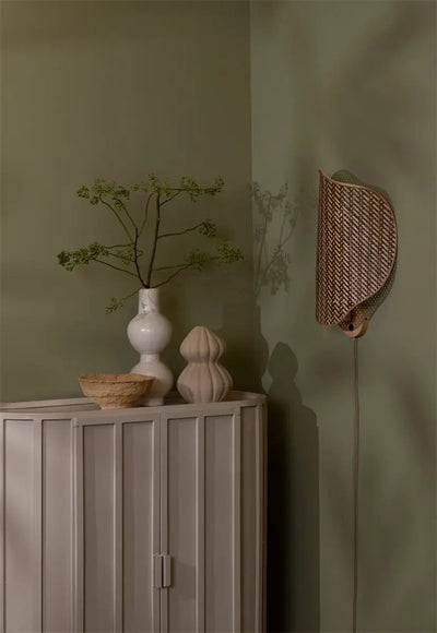 Wandlamp Kinabalu - Naturel/Bruin by GOOD&MOJO