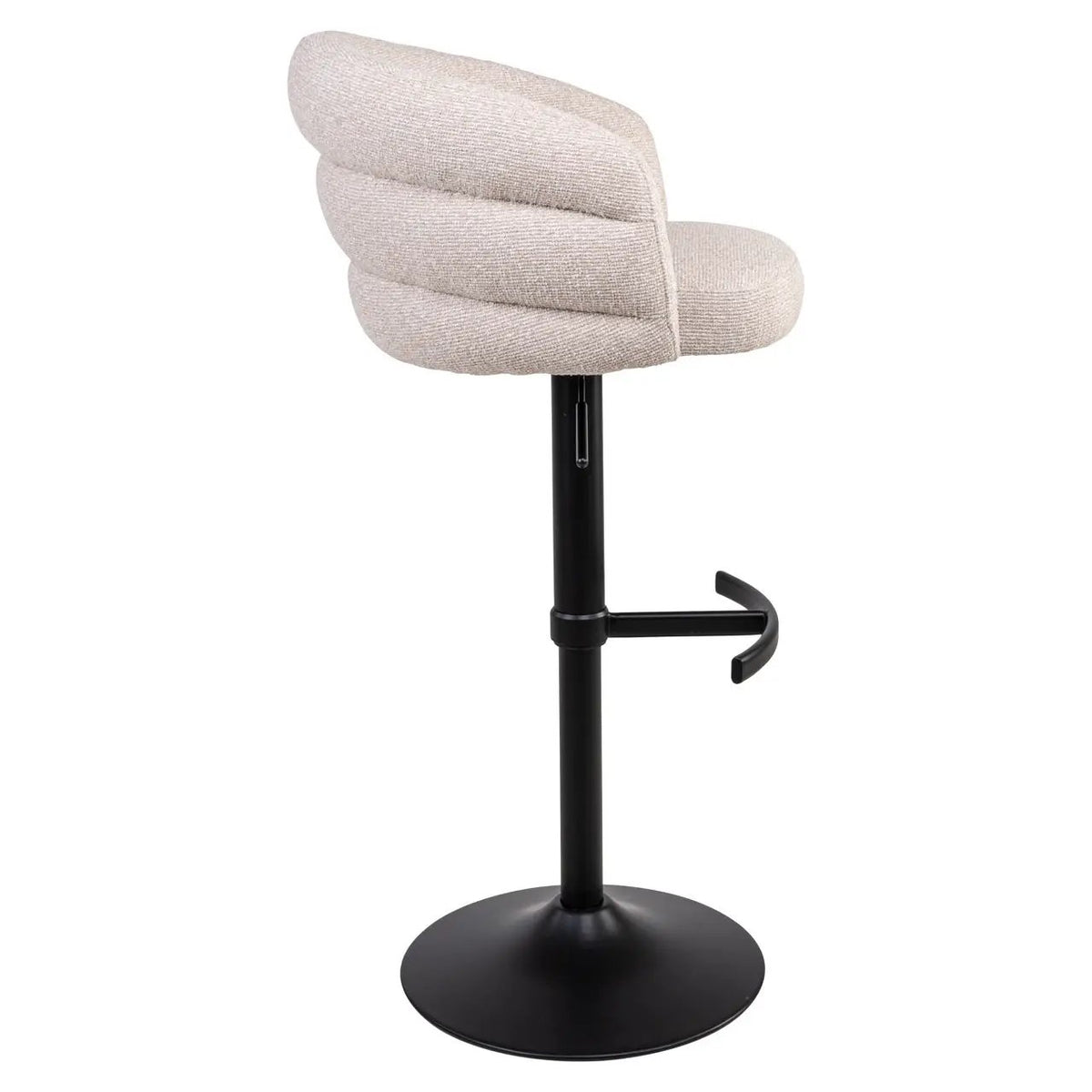 Barstoel Nikki biscotti draaibaar brandvertragend by Richmond Interiors