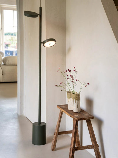 Vloerlamp Ash Wood Okinawa Green 2L by GOOD&MOJO