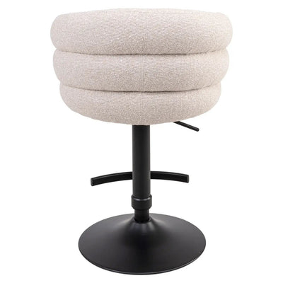 Barstoel Nikki biscotti draaibaar brandvertragend by Richmond Interiors