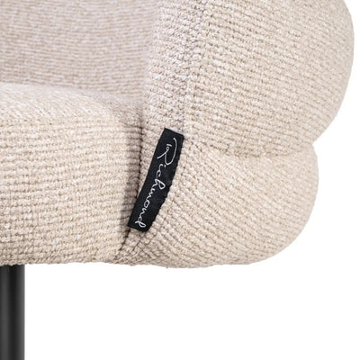 Barstoel Nikki biscotti draaibaar brandvertragend by Richmond Interiors