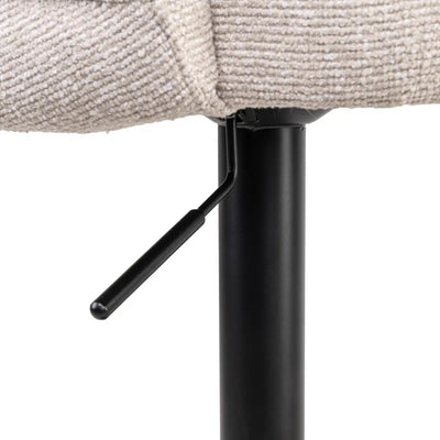 Barstoel Nikki biscotti draaibaar brandvertragend by Richmond Interiors