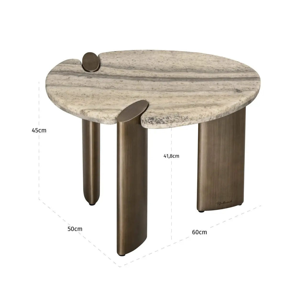 Bijzettafel Arcadia grijs by Richmond Interiors