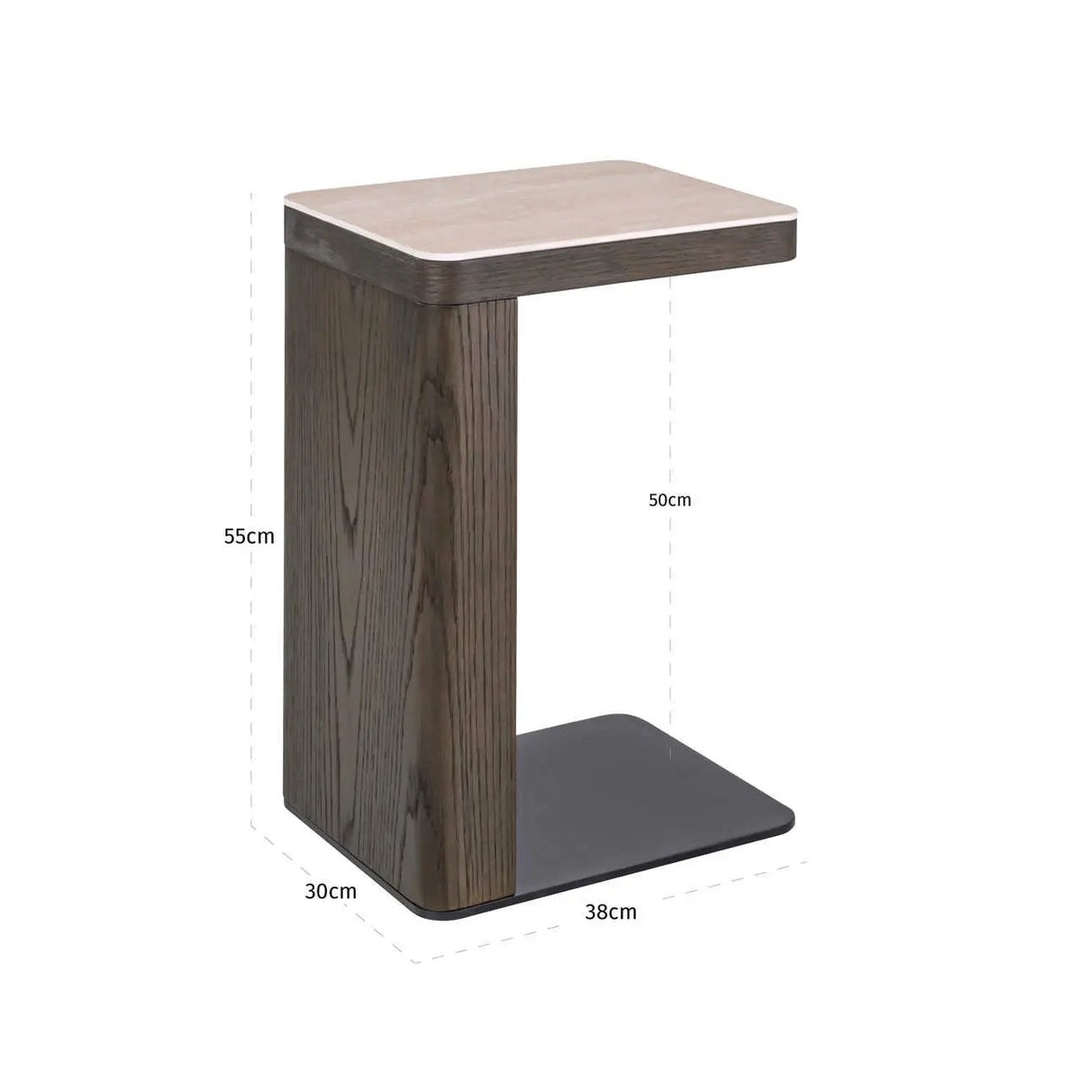 Bankbijzettafel Nando bruin by Richmond Interiors